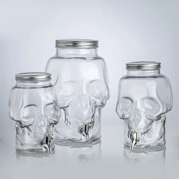 Skull Shape Beverage Dispenser
