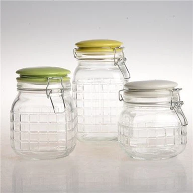 3 Airtight iav CandyJars nrog hau