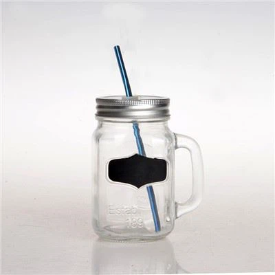 Pob tshab iav Mason Jar nrog lub hau