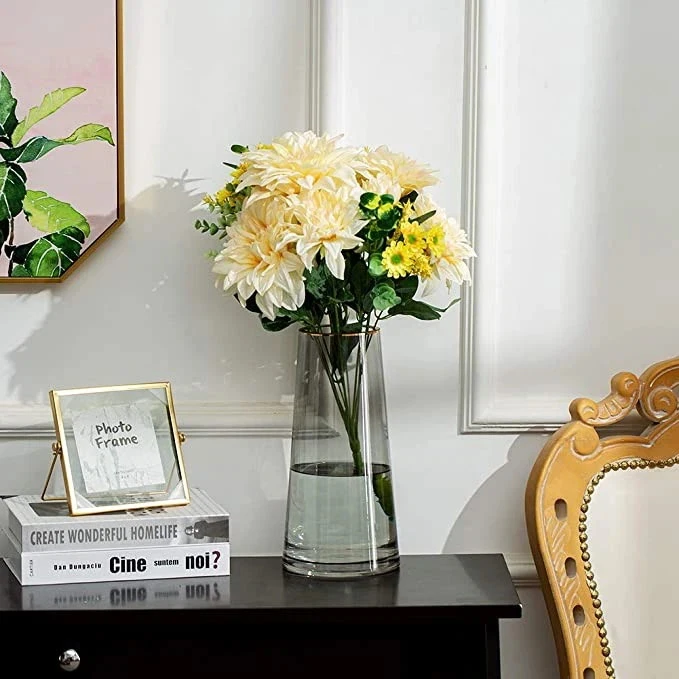 Gray Handmade Decorative Flower Vases