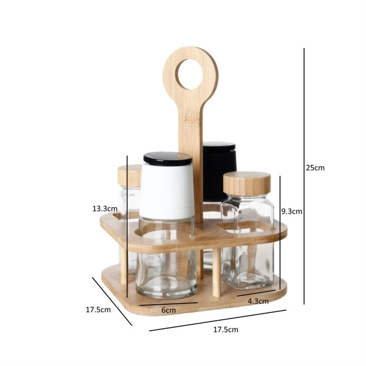 4-jar Mixed-lid Spice Set suppliers