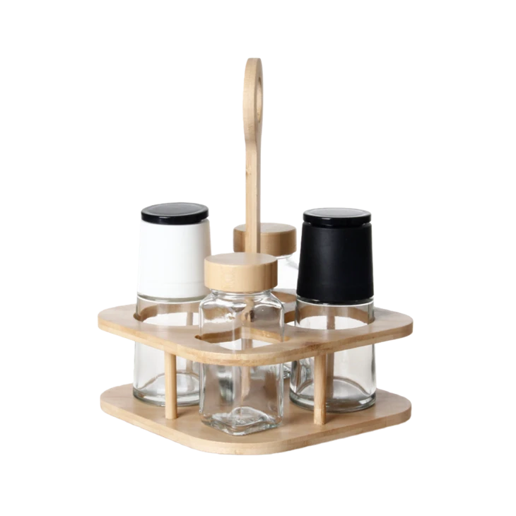 4-jar Mixed-lid Spice Set factory