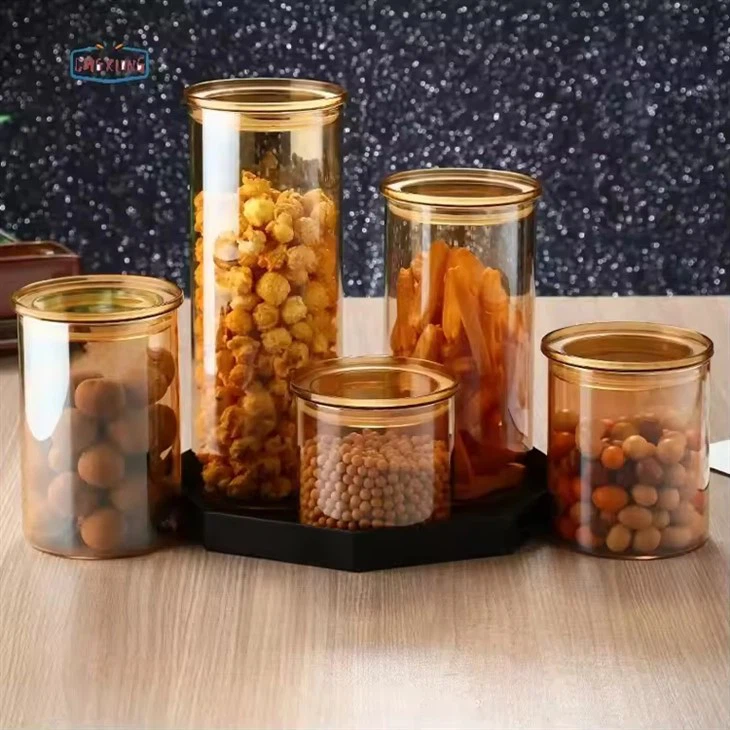 Iav Jars nrog Bamboo Lids